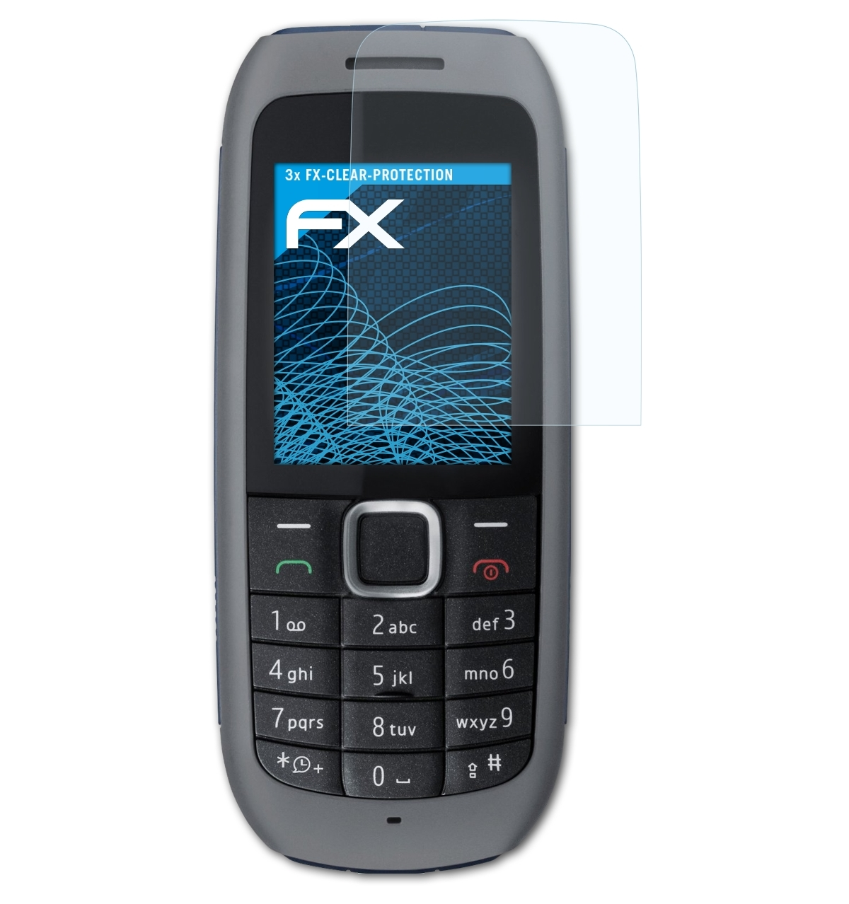 Nokia 3x 1616) ATFOLIX Displayschutz(für FX-Clear