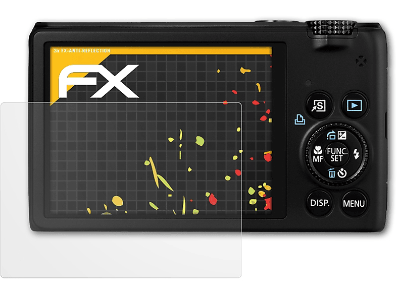 FX-Antireflex PowerShot Displayschutz(für S95) ATFOLIX 3x Canon