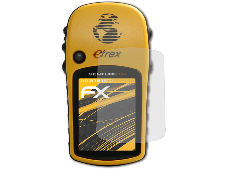 ATFOLIX Displayschutz(für 3x FX-Antireflex Garmin Legend CX) Etrex