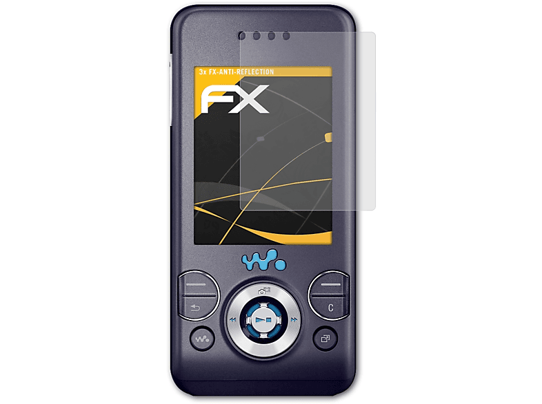 FX-Antireflex ATFOLIX 3x Displayschutz(für Sony-Ericsson W580i)