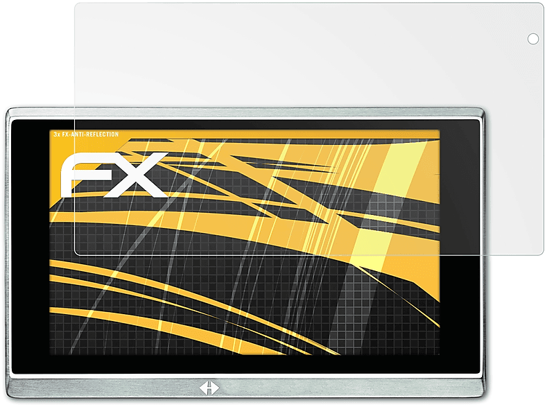 FX-Antireflex Displayschutz(für ATFOLIX 8410) Navigon 3x