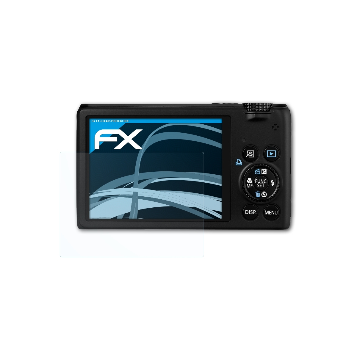 ATFOLIX 3x FX-Clear Displayschutz(für Canon S95) PowerShot