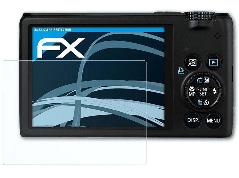 ATFOLIX 3x FX-Clear Displayschutz(für Canon PowerShot S95)