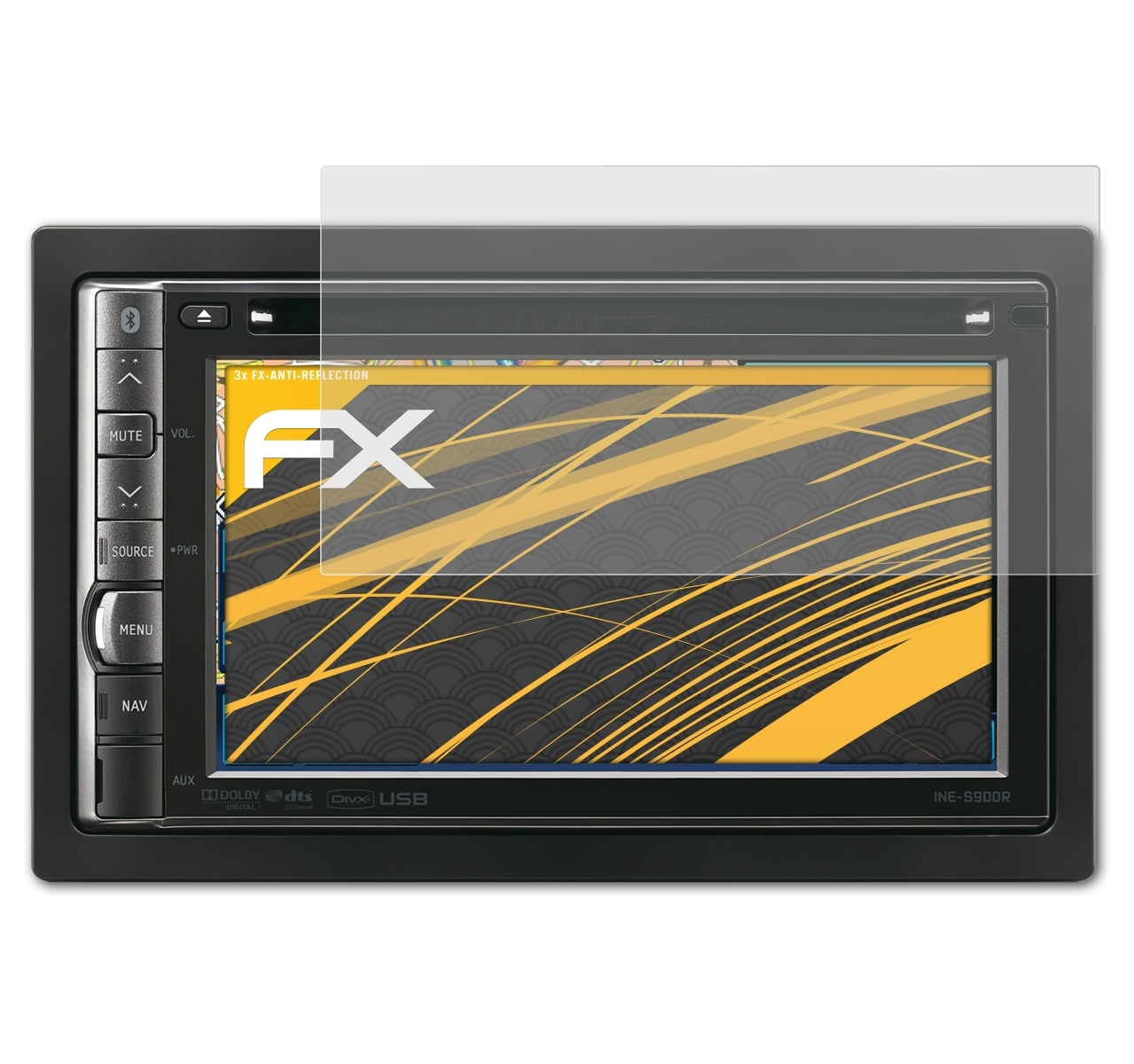 FX-Antireflex Alpine Displayschutz(für 3x INE-S900R) ATFOLIX