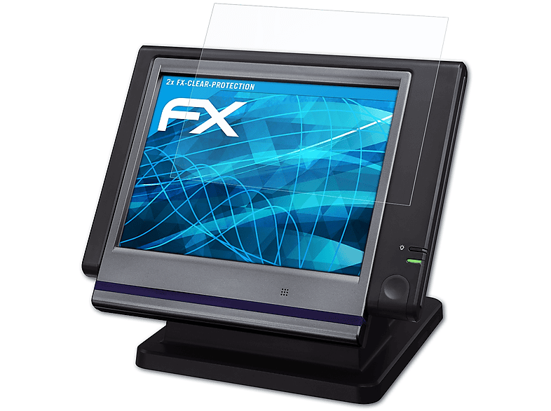 ATFOLIX 2x Casio QT-6000) FX-Clear Displayschutz(für