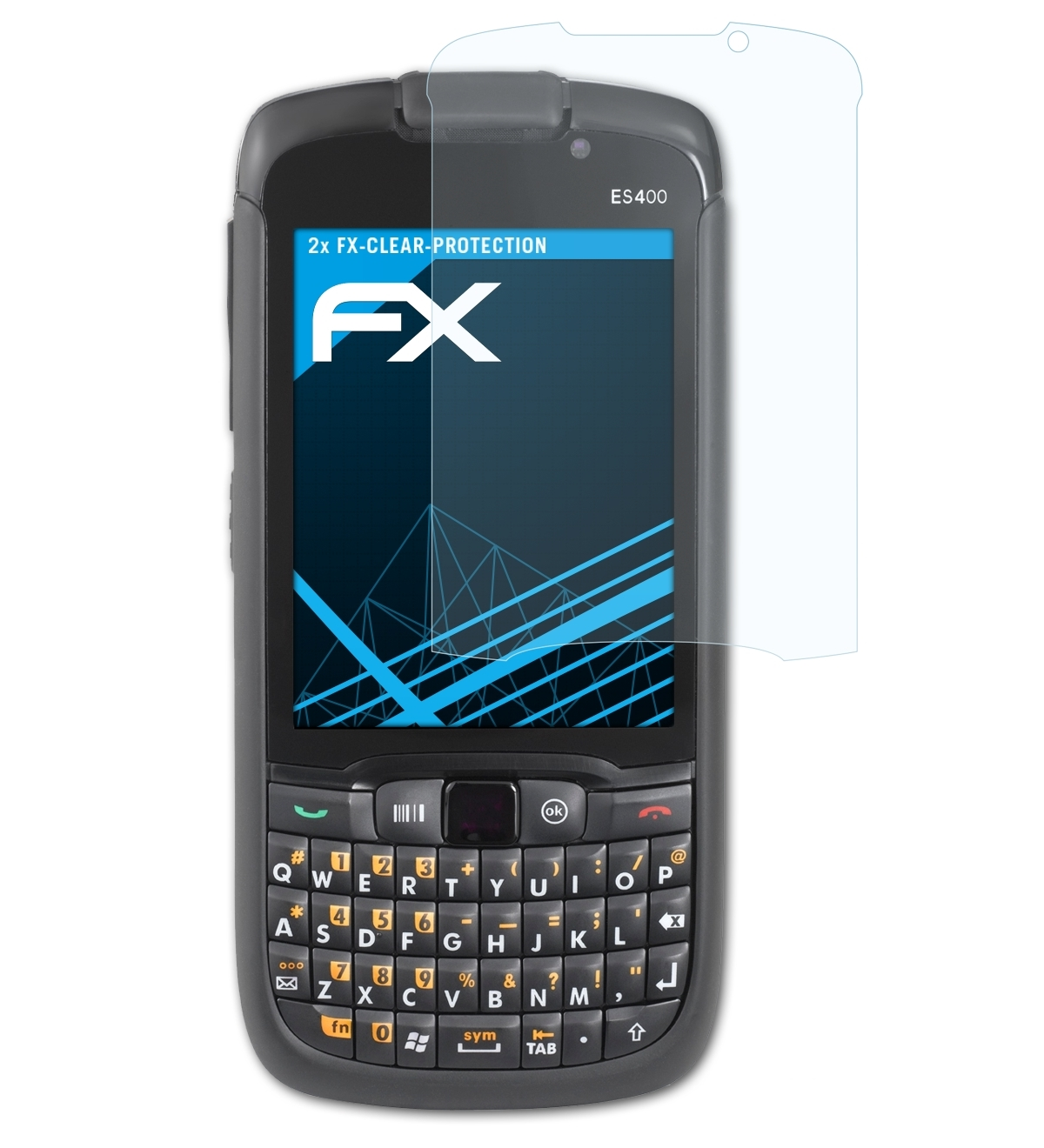 ATFOLIX 2x FX-Clear Displayschutz(für ES400) Motorola
