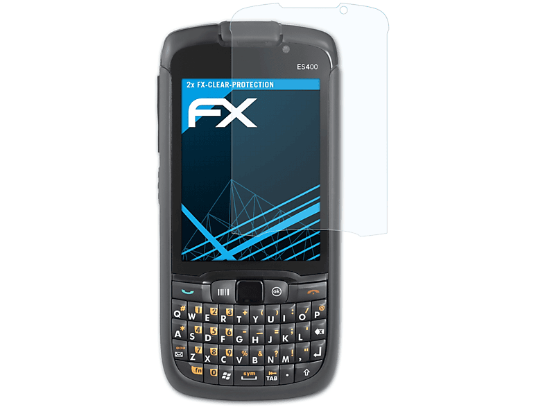 ATFOLIX 2x FX-Clear Displayschutz(für Motorola ES400)