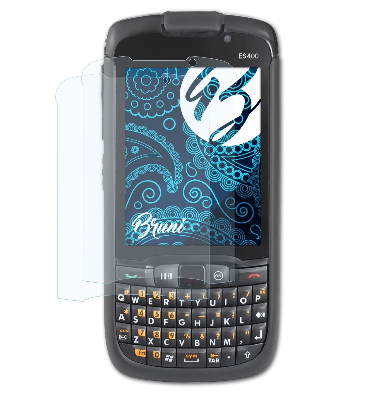 BRUNI Motorola 2x ES400) Schutzfolie(für Basics-Clear