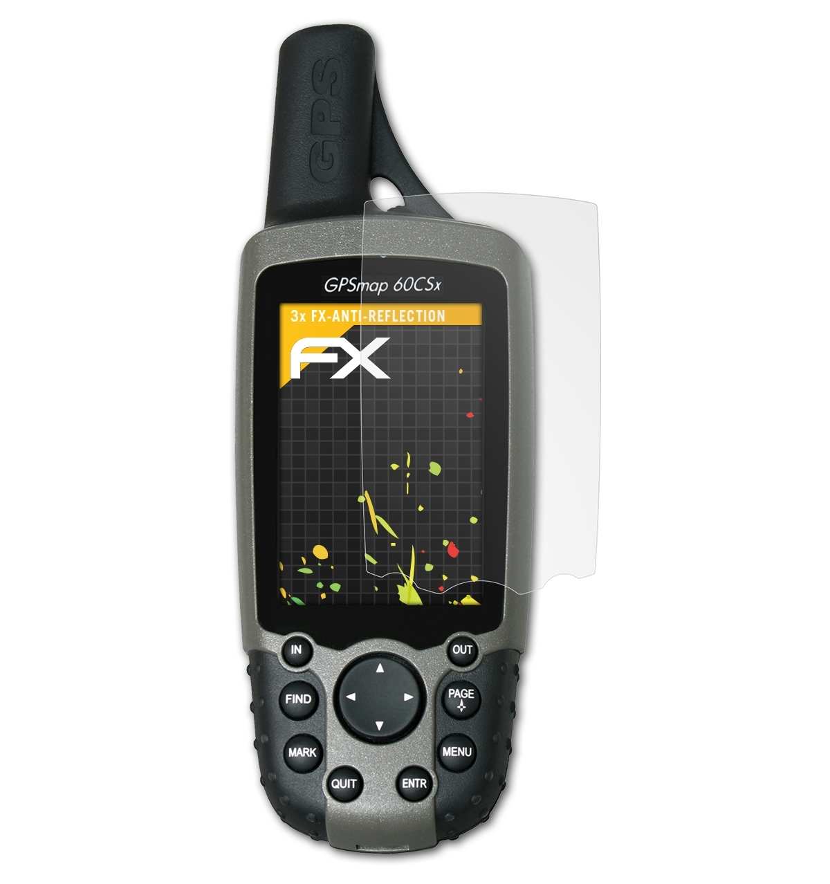 3x 60CS) FX-Antireflex Garmin GPSMap ATFOLIX Displayschutz(für
