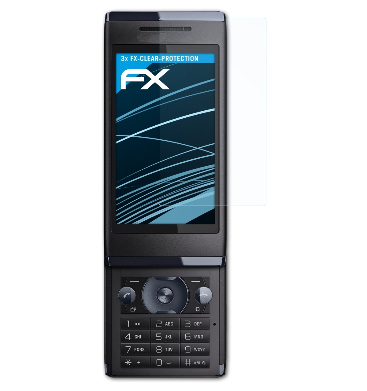 FX-Clear 3x ATFOLIX Sony-Ericsson Displayschutz(für Aino)
