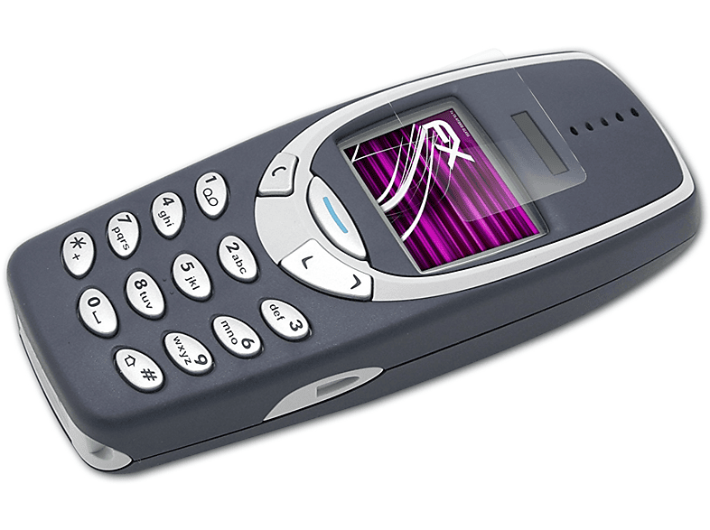 3310) FX-Hybrid-Glass ATFOLIX Schutzglas(für Nokia