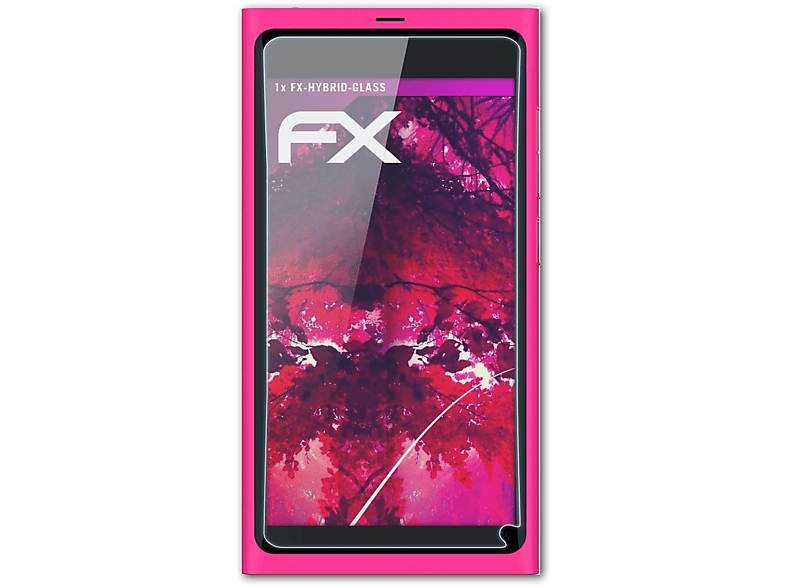 ATFOLIX FX-Hybrid-Glass Schutzglas(für Nokia N9)