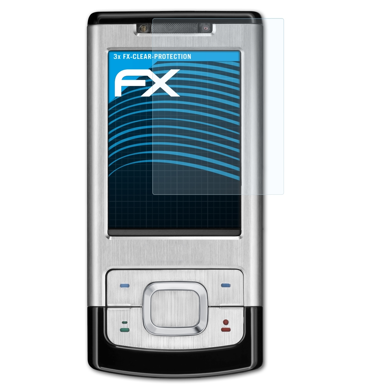 ATFOLIX FX-Clear Displayschutz(für 3x Nokia Slide) 6500