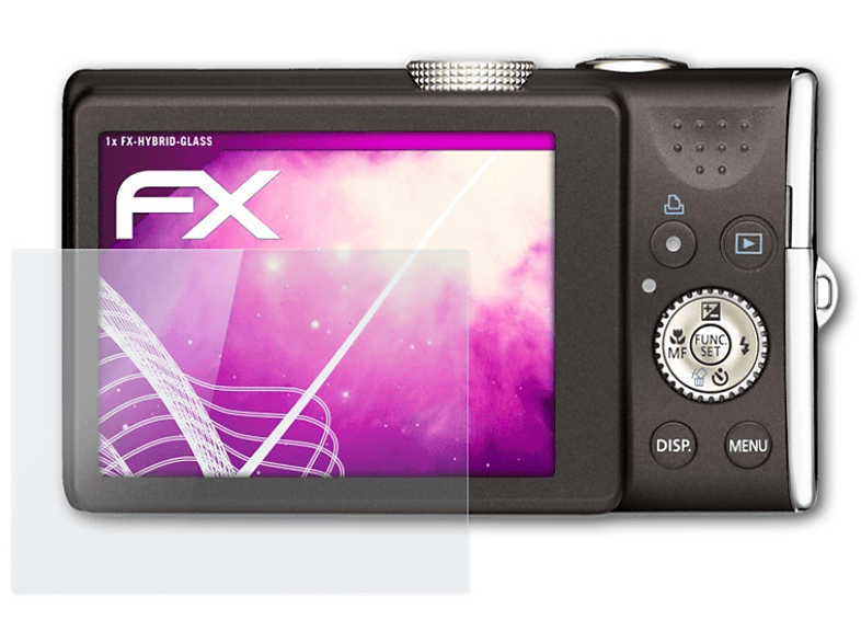 ATFOLIX FX-Hybrid-Glass Schutzglas(für Canon PowerShot SX200 IS)
