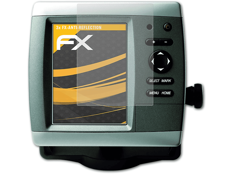 FX-Antireflex ATFOLIX Displayschutz(für GPSMap 520s) Garmin 3x