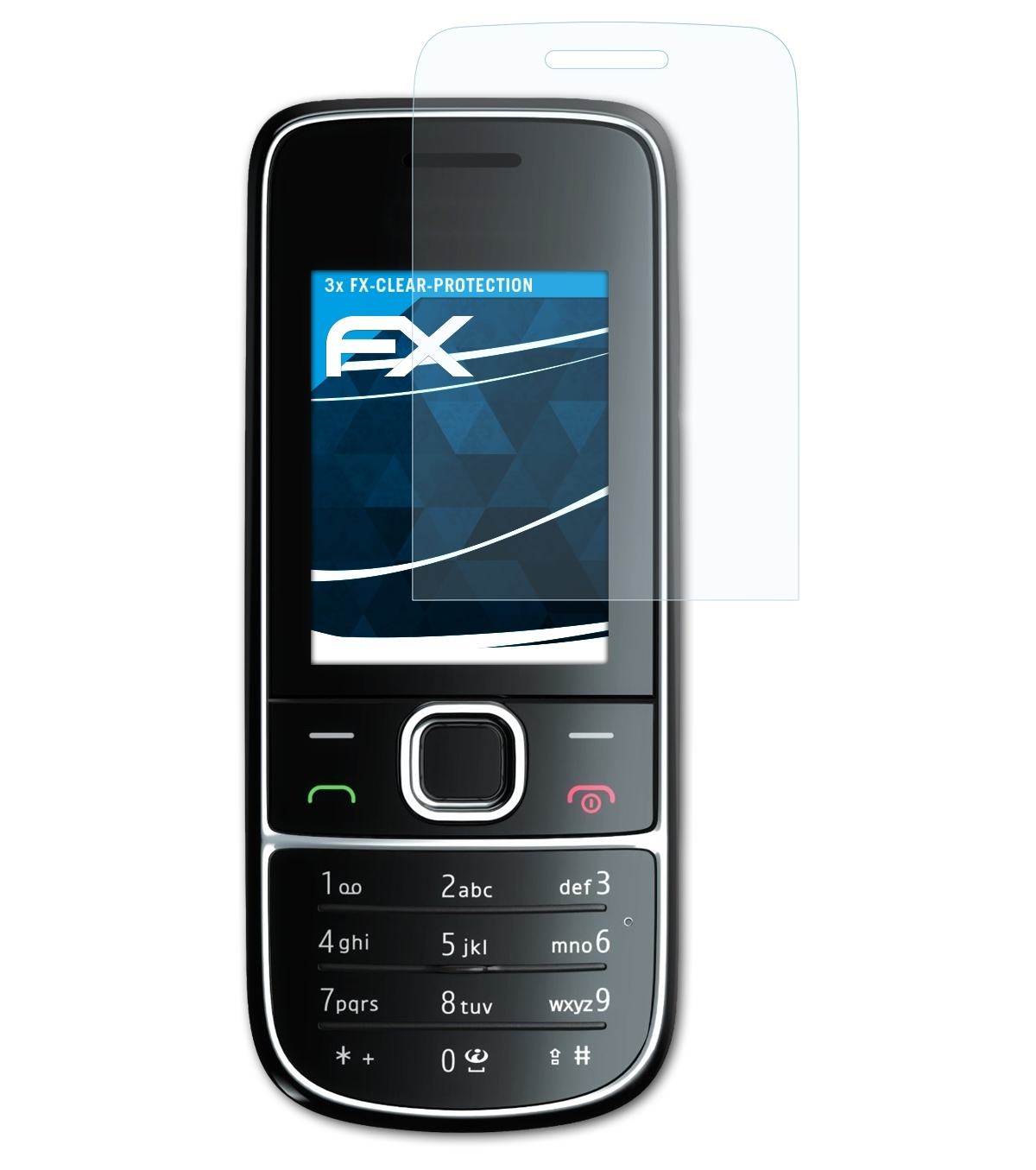 Nokia Classic) ATFOLIX Displayschutz(für 3x FX-Clear 2700