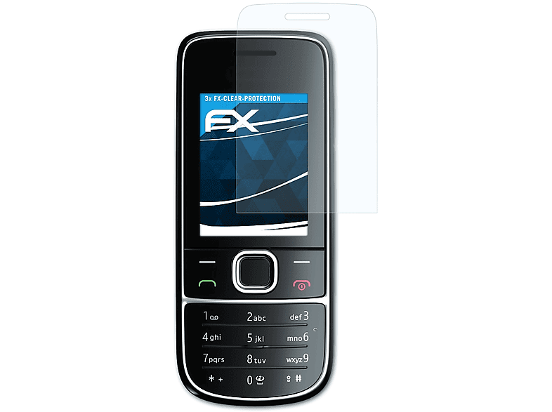 ATFOLIX FX-Clear Classic) Displayschutz(für 3x Nokia 2700