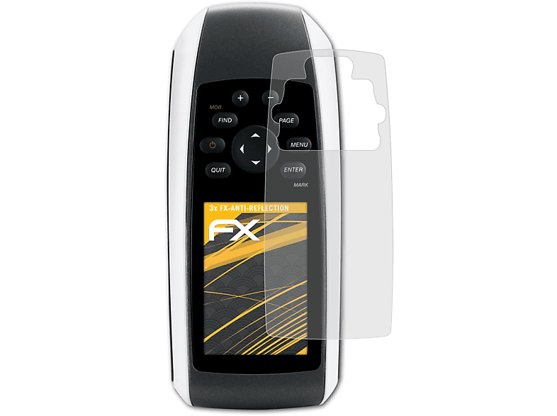 ATFOLIX 3x GPSMap FX-Antireflex Garmin 78s) Displayschutz(für