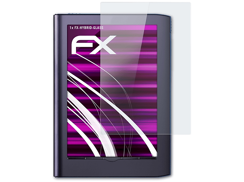 ATFOLIX FX-Hybrid-Glass PRS-350 Pocket Reader Edition) Sony Schutzglas(für