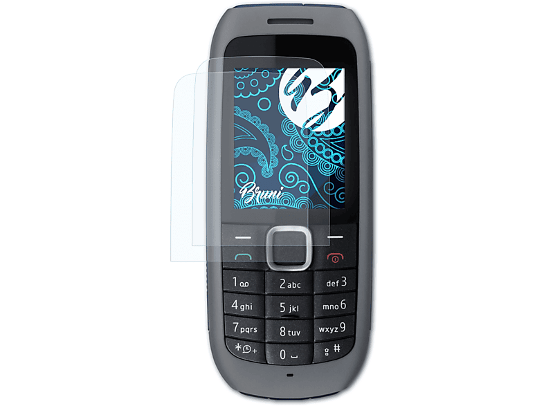 BRUNI 2x Basics-Clear Schutzfolie(für Nokia 1616)