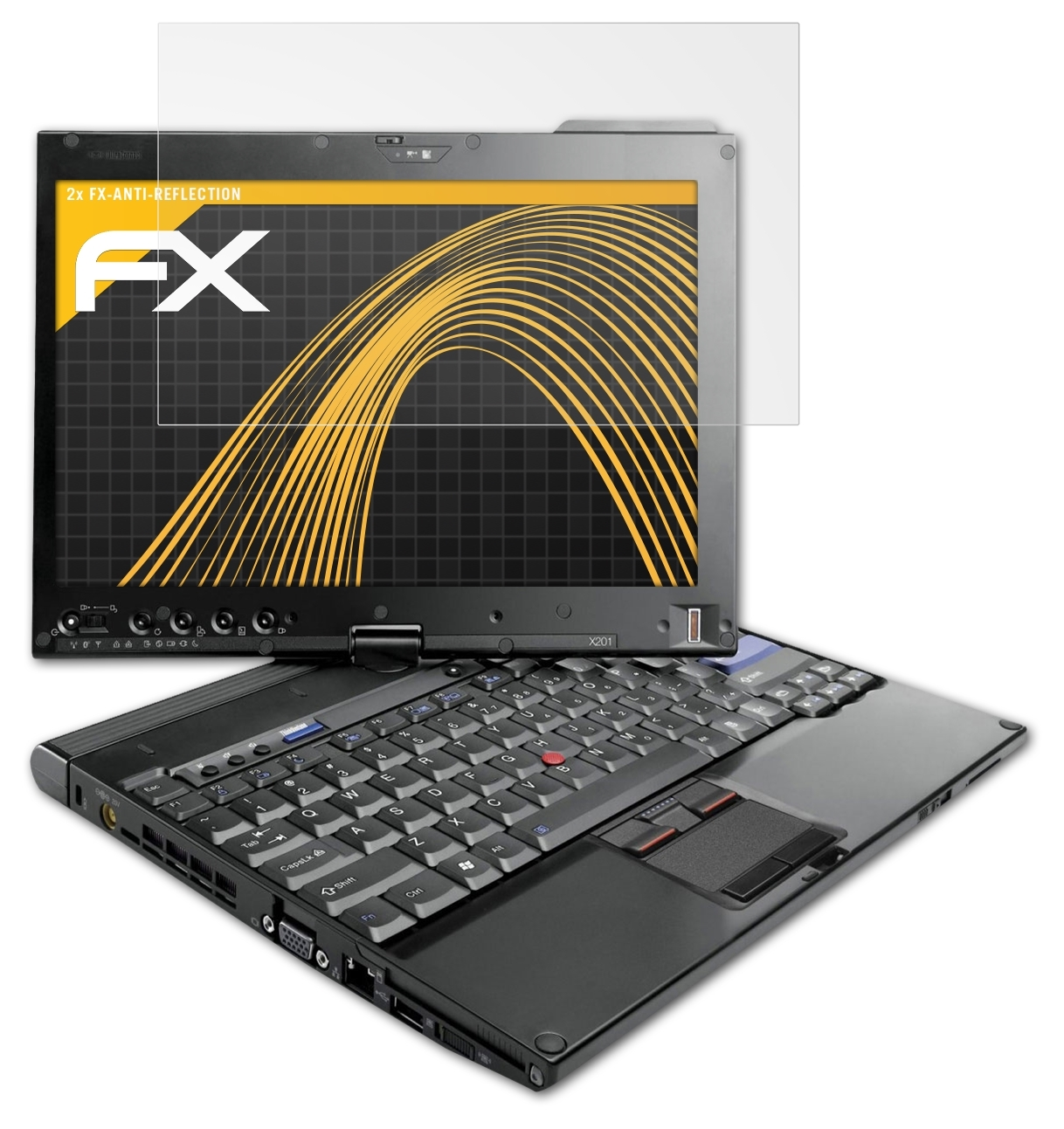 ATFOLIX FX-Antireflex 2x Tablet) Displayschutz(für ThinkPad Lenovo X201