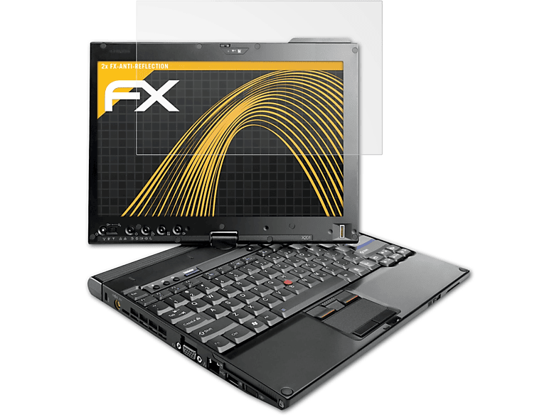 ATFOLIX FX-Antireflex 2x Tablet) Displayschutz(für ThinkPad Lenovo X201