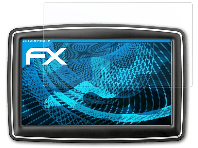 ATFOLIX 3x FX-Clear Displayschutz(für TomTom XXL IQ Routes)