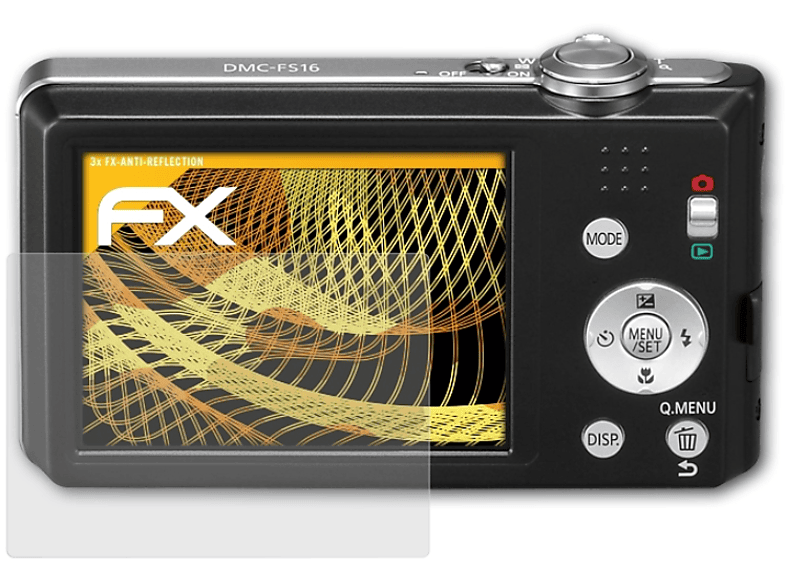 ATFOLIX 3x FX-Antireflex Displayschutz(für DMC-FS16) Lumix Panasonic