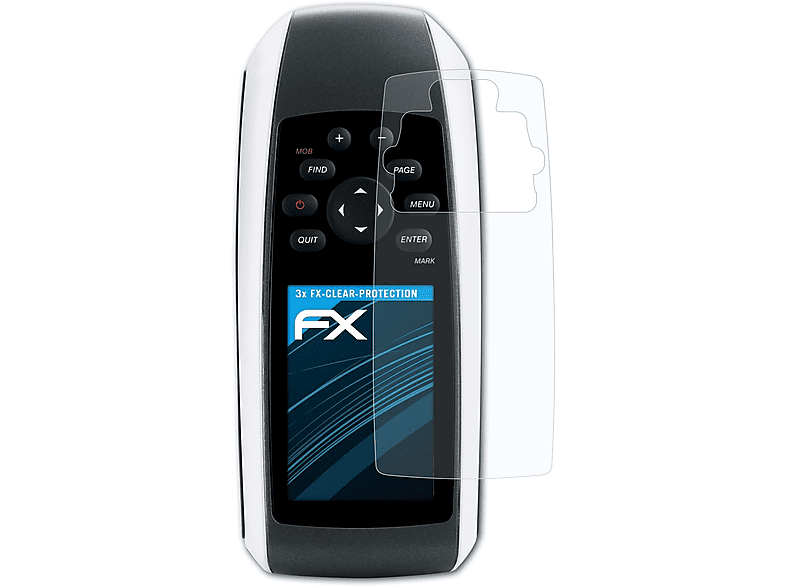ATFOLIX 3x FX-Clear Displayschutz(für Garmin GPSMap 78s)