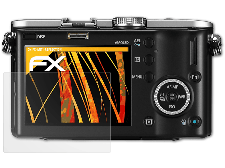 ATFOLIX 3x FX-Antireflex Displayschutz(für Samsung NX100)