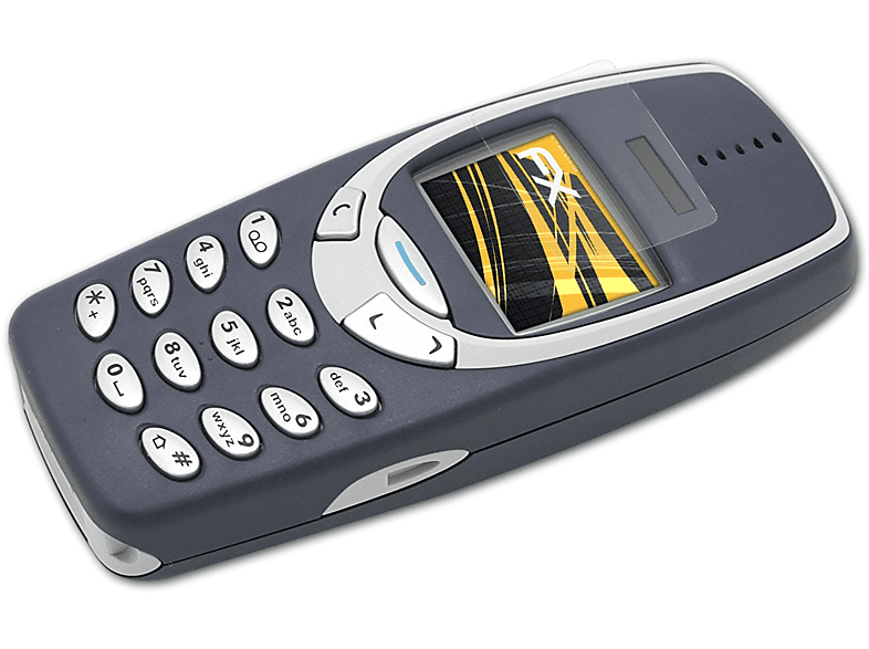 Nokia 3310) FX-Antireflex Displayschutz(für 3x ATFOLIX