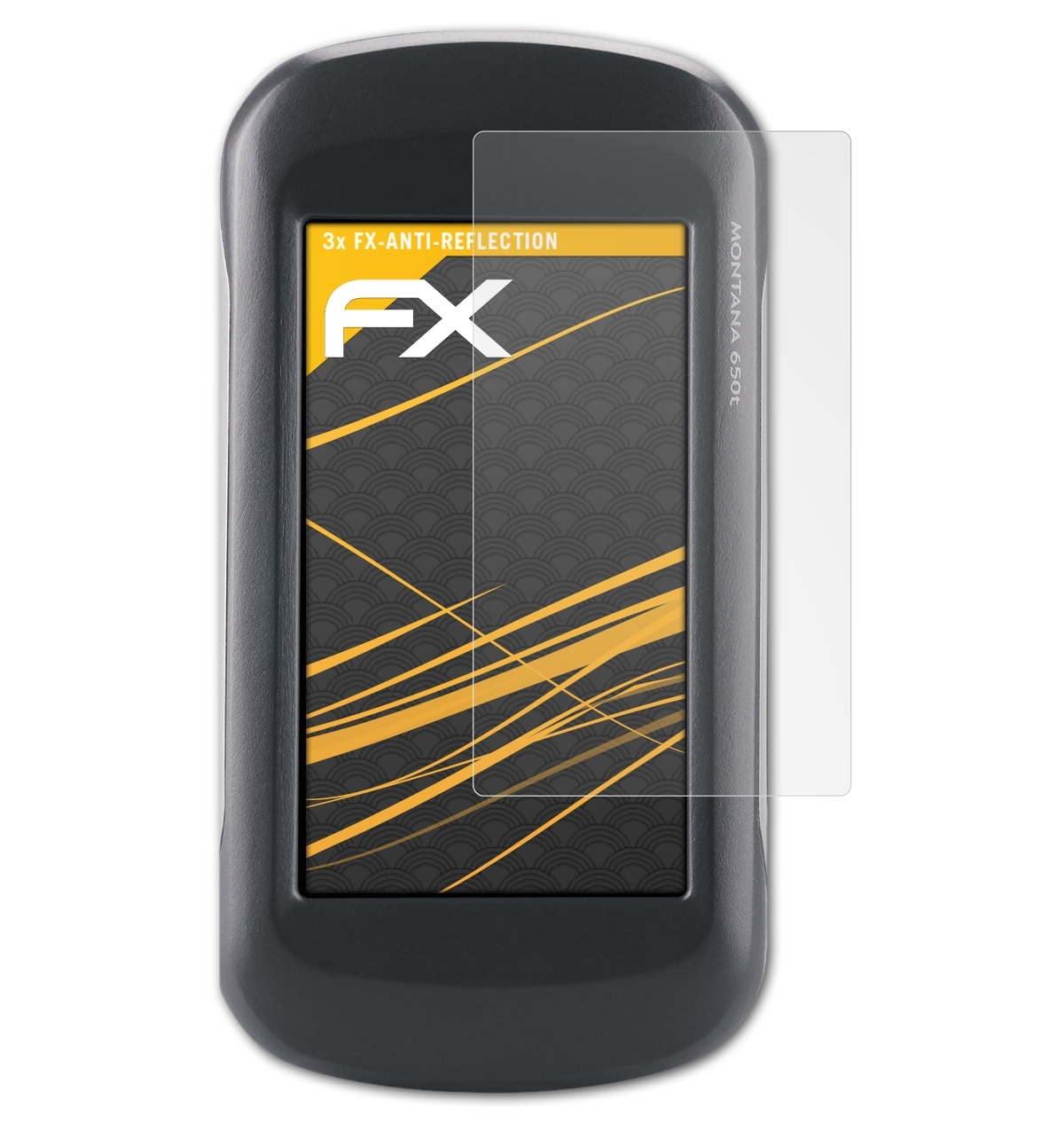 ATFOLIX 3x 650t) Montana Garmin Displayschutz(für FX-Antireflex