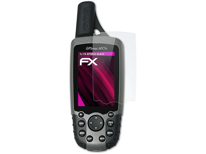 GPSMap FX-Hybrid-Glass Schutzglas(für 60CS) ATFOLIX Garmin