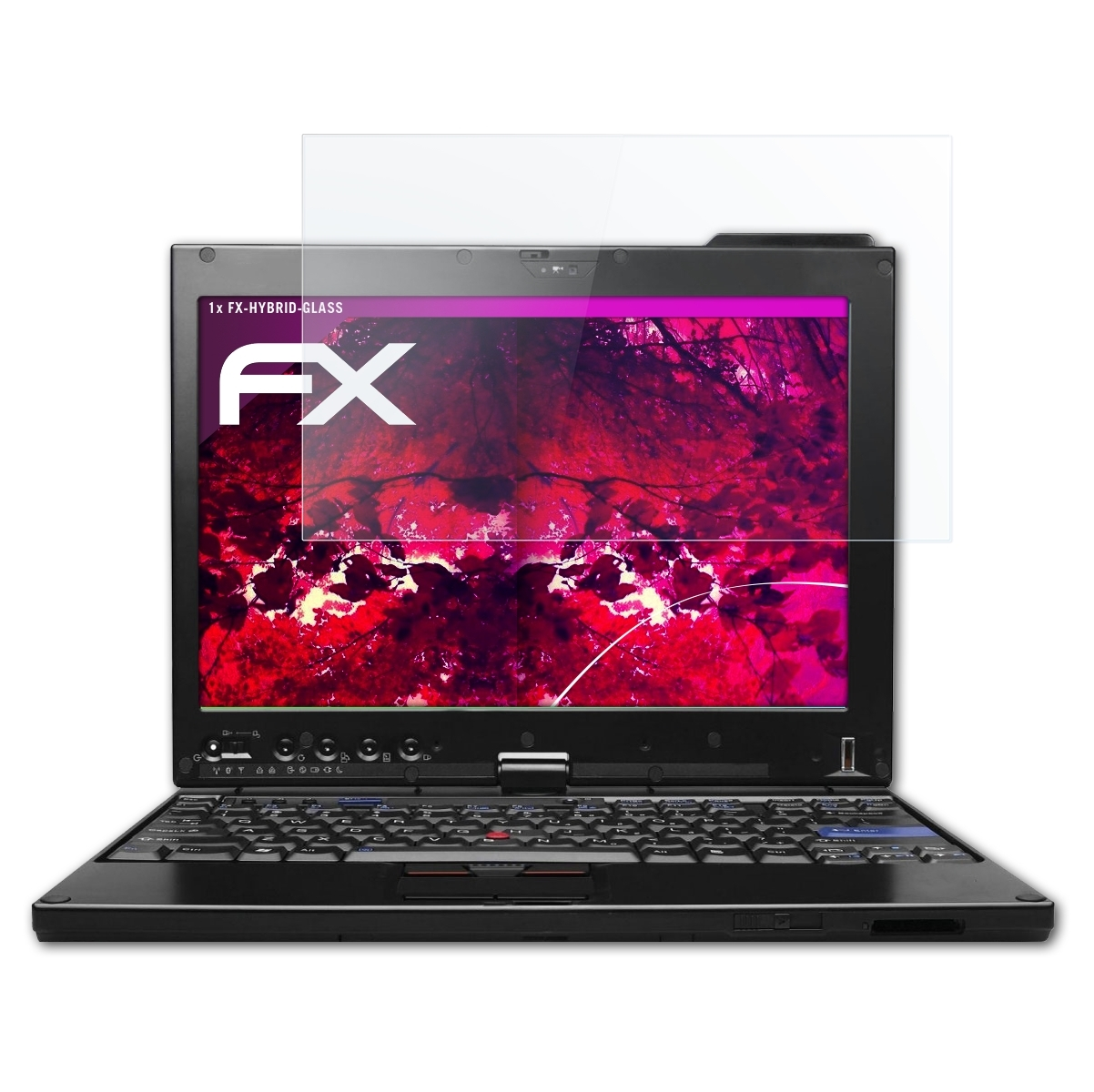 ATFOLIX FX-Hybrid-Glass Schutzglas(für Lenovo ThinkPad X201)