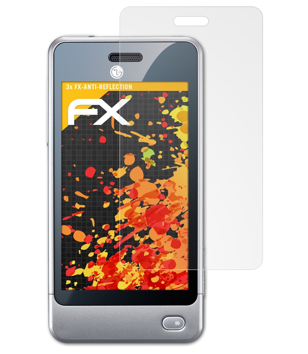 ATFOLIX 3x FX-Antireflex POP Displayschutz(für (GD510)) LG