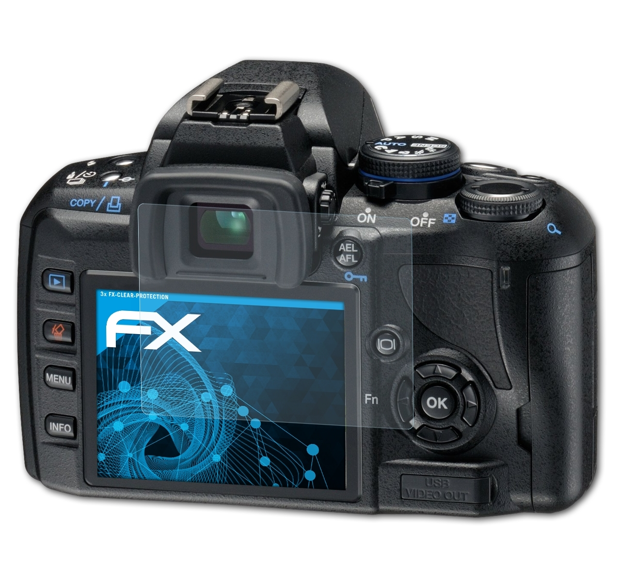 FX-Clear Olympus E-420) Displayschutz(für ATFOLIX 3x