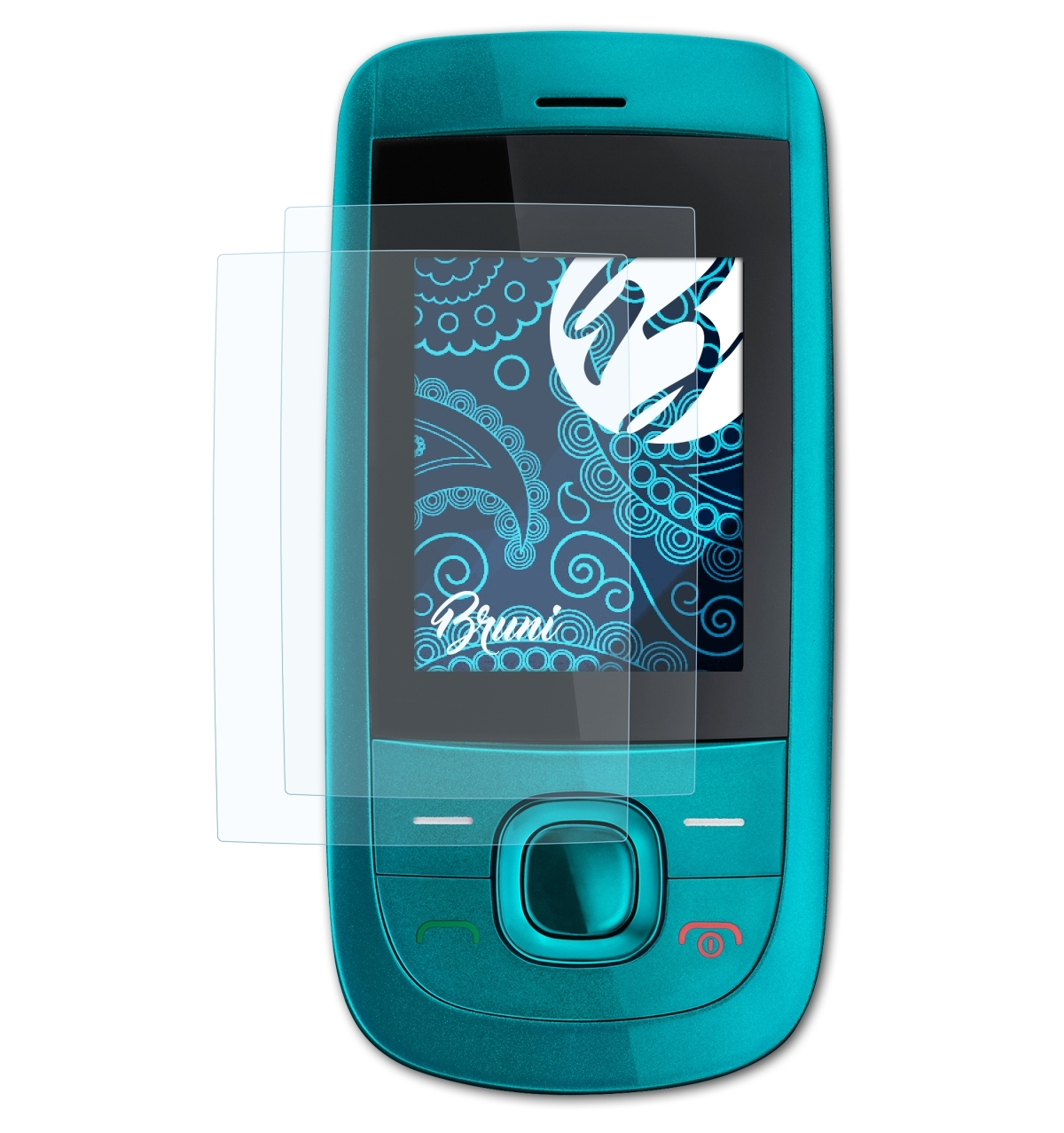 BRUNI 2x 2220 Nokia Schutzfolie(für Slide) Basics-Clear