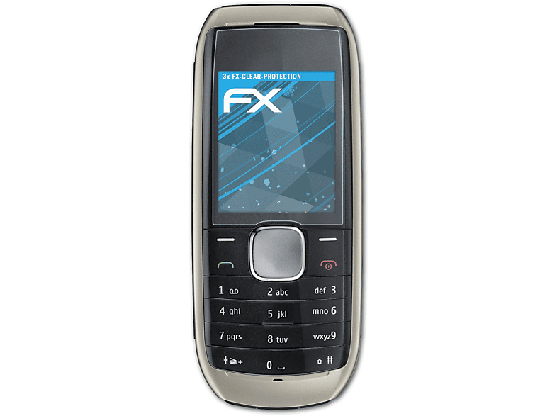 ATFOLIX 3x FX-Clear Displayschutz(für Nokia 1800)