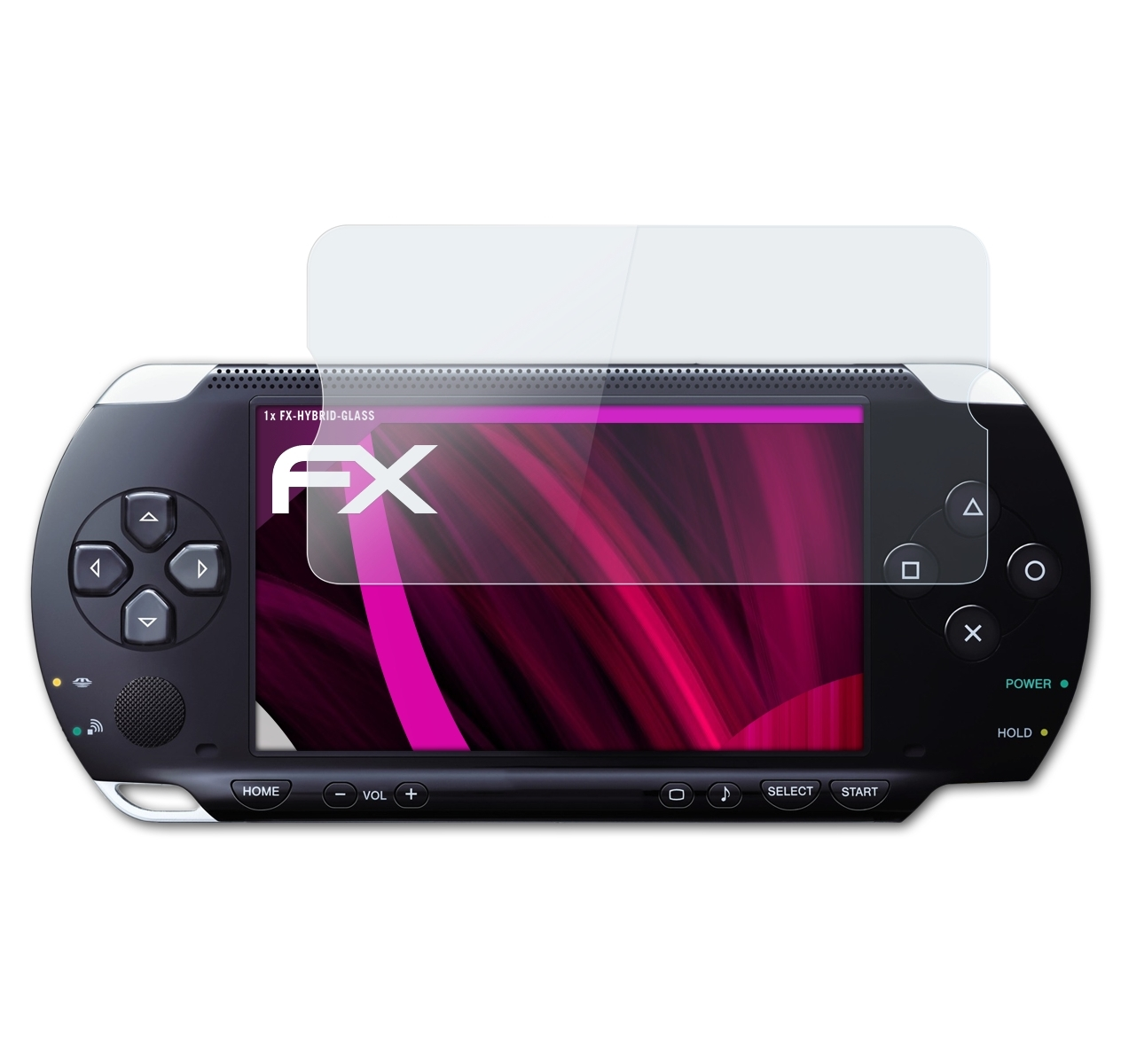 ATFOLIX FX-Hybrid-Glass Schutzglas(für Display) PSP-1000 Sony