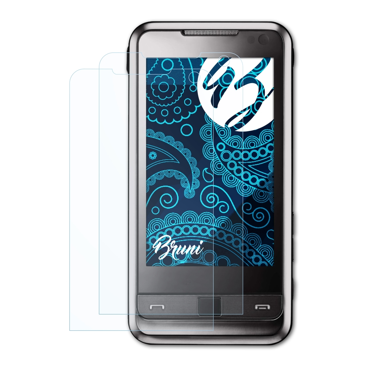 Omnia Schutzfolie(für Samsung BRUNI Basics-Clear (SGH-i900)) 2x