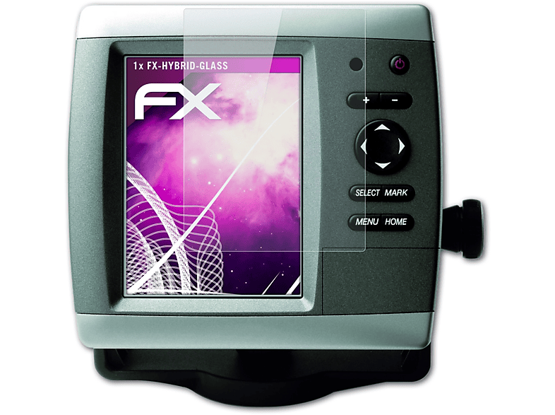ATFOLIX FX-Hybrid-Glass 520s) Schutzglas(für GPSMap Garmin