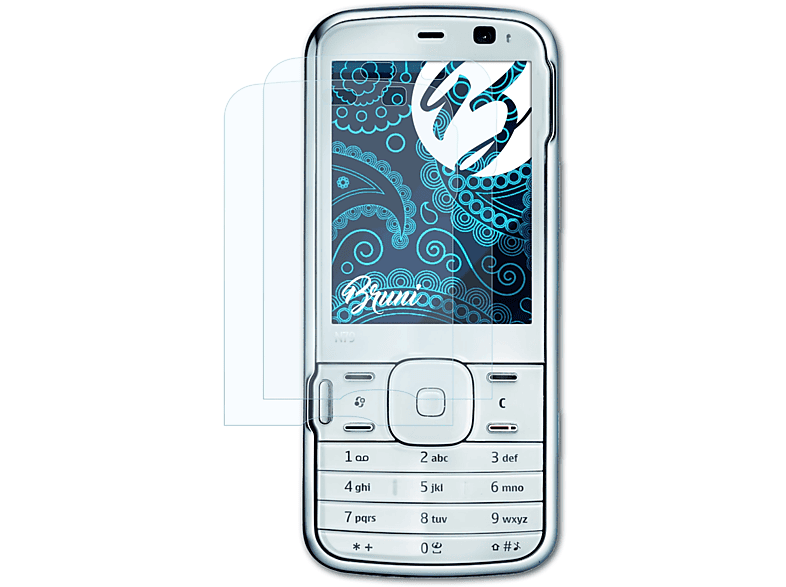 Nokia Schutzfolie(für 2x BRUNI Basics-Clear N79)
