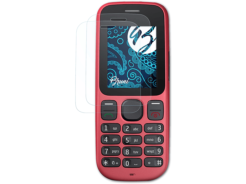 2x Basics-Clear Schutzfolie(für Nokia 101) BRUNI