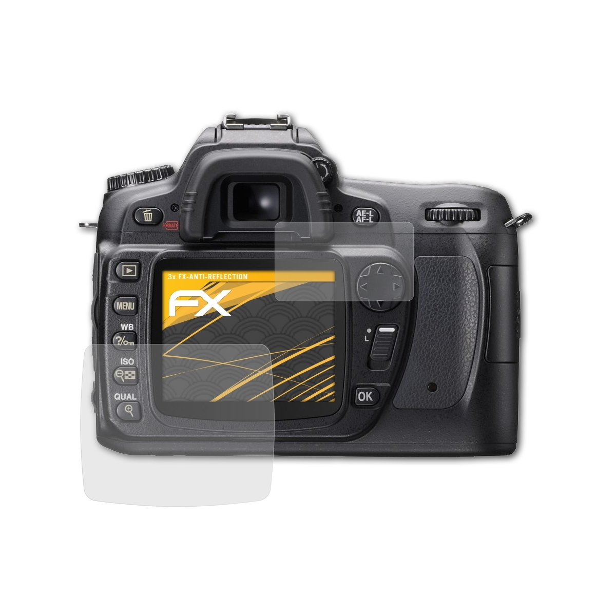 ATFOLIX 3x FX-Antireflex Displayschutz(für D80) Nikon