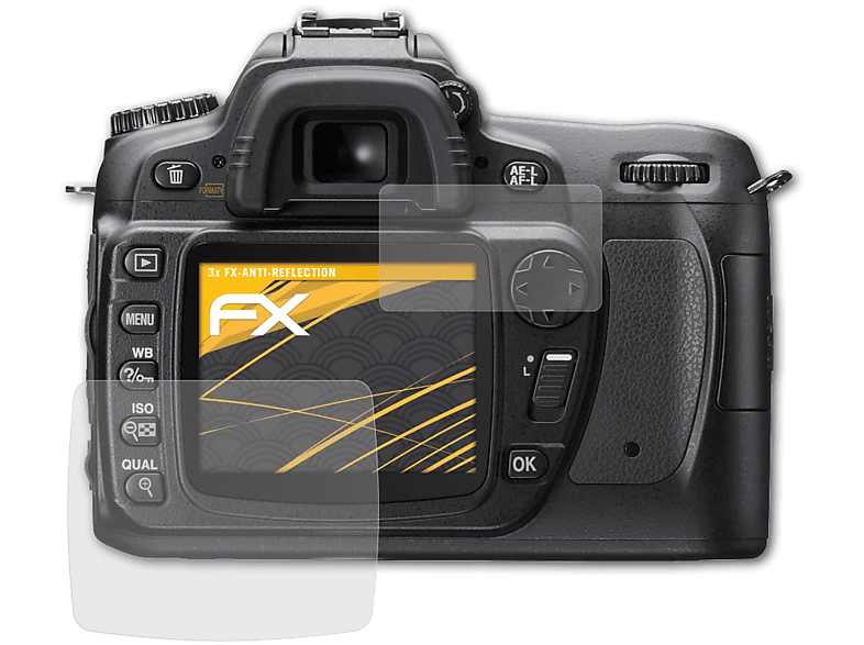 ATFOLIX 3x FX-Antireflex Displayschutz(für Nikon D80)