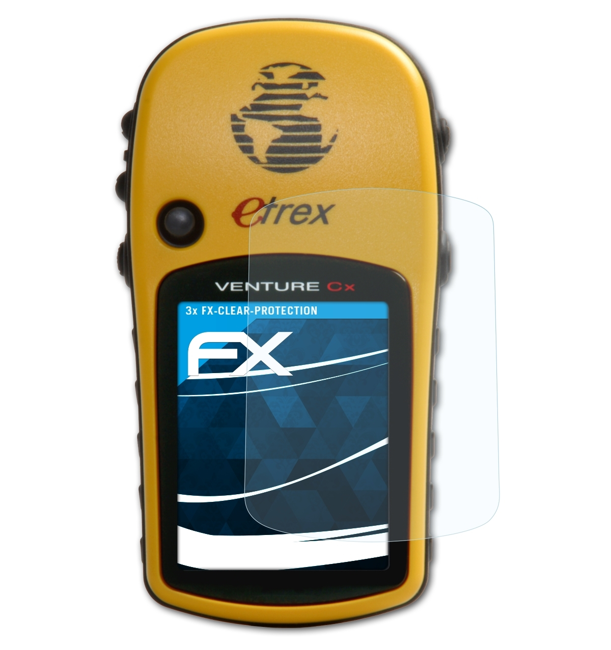 ATFOLIX 3x CX) Displayschutz(für Garmin FX-Clear Etrex Legend