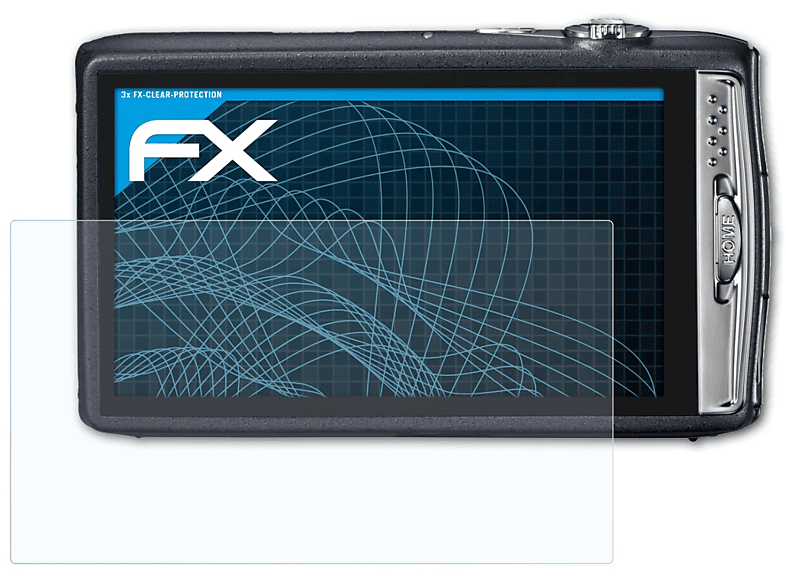 3x Fujifilm ATFOLIX FinePix FX-Clear Z900EXR) Displayschutz(für