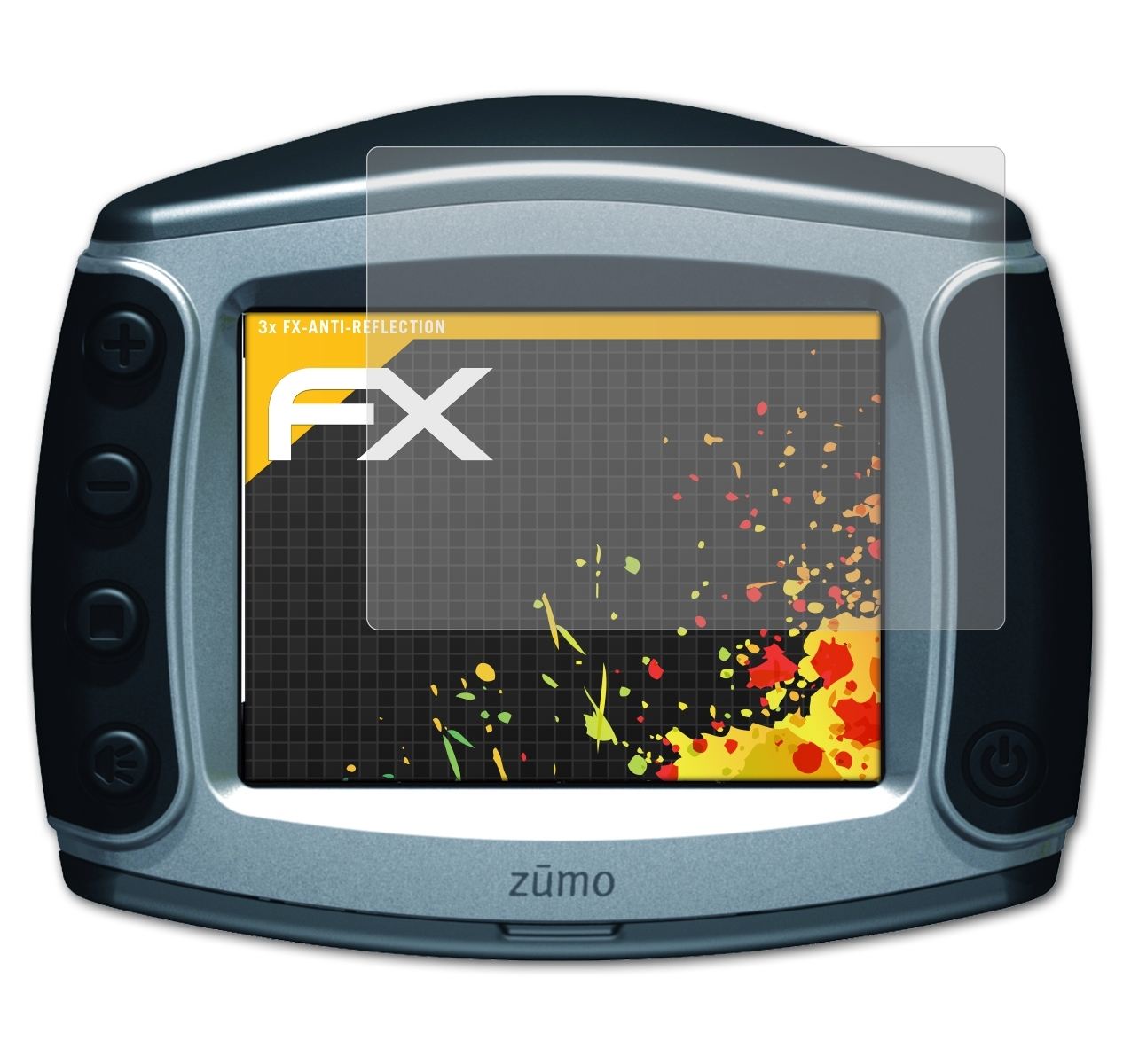 deluxe) Zumo 3x 500 Garmin FX-Antireflex Displayschutz(für ATFOLIX
