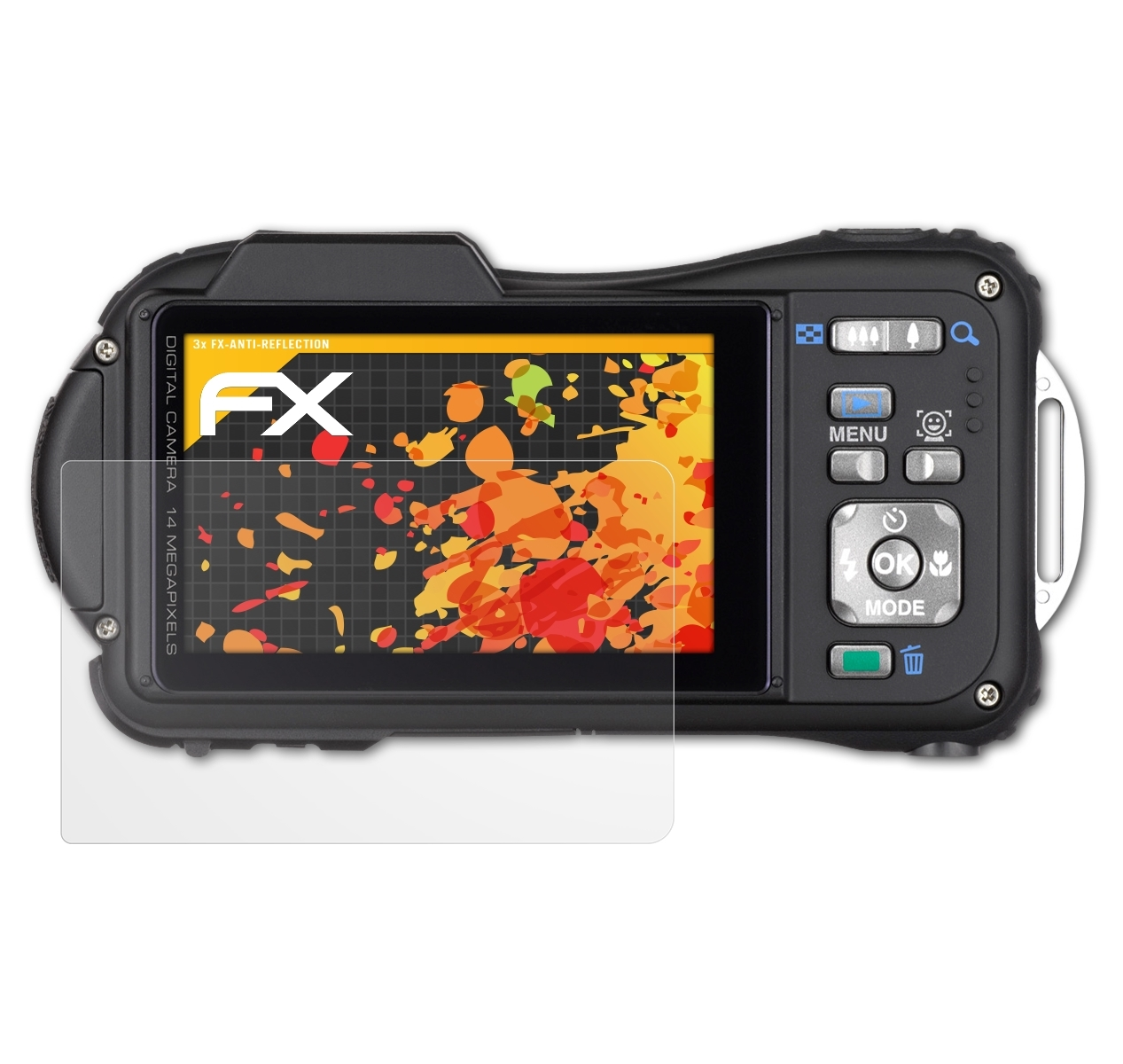 FX-Antireflex Displayschutz(für ATFOLIX 3x / WG-1 WG-1 GPS) Pentax Optio