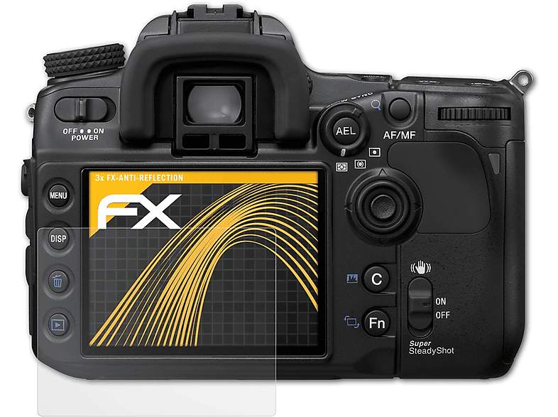 ATFOLIX 3x Alpha a700 (DSLR-A700)) Sony Displayschutz(für FX-Antireflex